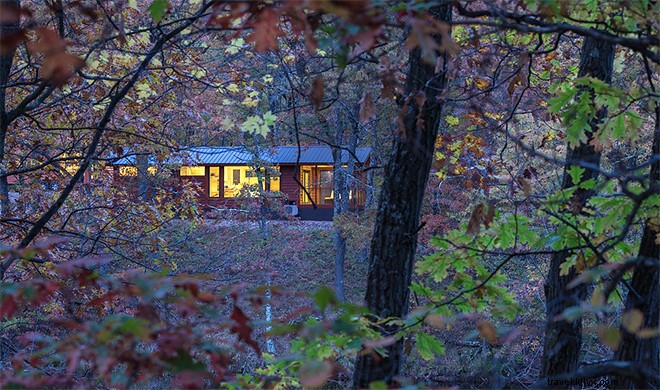 Rent Luxurious Tiny Homes for Vacation at Canoe Bay ESCAPE Village, Wisconsin