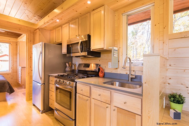 Rent Luxurious Tiny Homes for Vacation at Canoe Bay ESCAPE Village, Wisconsin