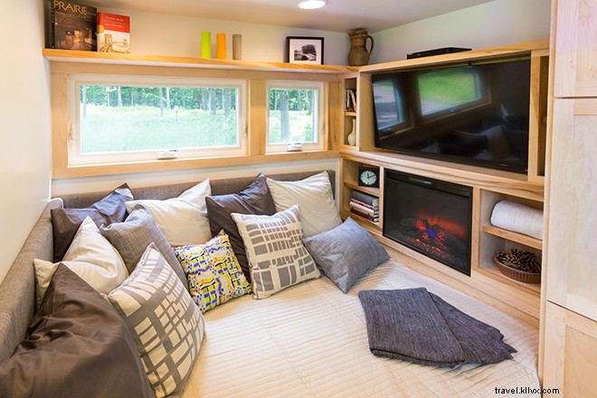 Rent Luxurious Tiny Homes for Vacation at Canoe Bay ESCAPE Village, Wisconsin