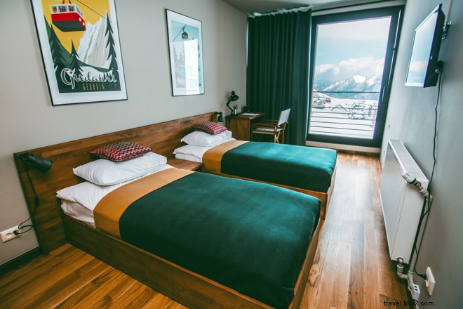 Quadrum Ski & Yoga Resort: Innovative Shipping Container Hotel in Georgia s Caucasus Mountains