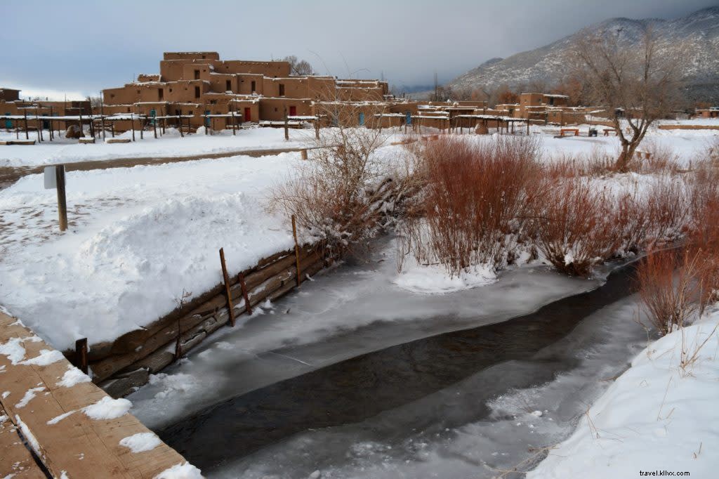 Discover the Enchanting Taos Pueblo in Winter: A UNESCO World Heritage Gem Near Santa Fe