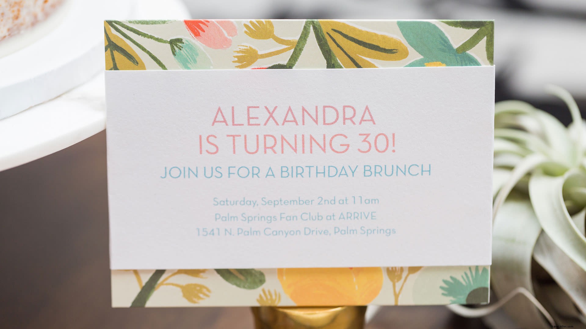 Plan the Perfect Birthday Party in Greater Palm Springs: 30th Brunch Inspiration