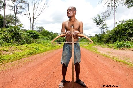 Net Hunting with BaAka Pygmies in Dzanga-Sangha Reserve, Central African Republic