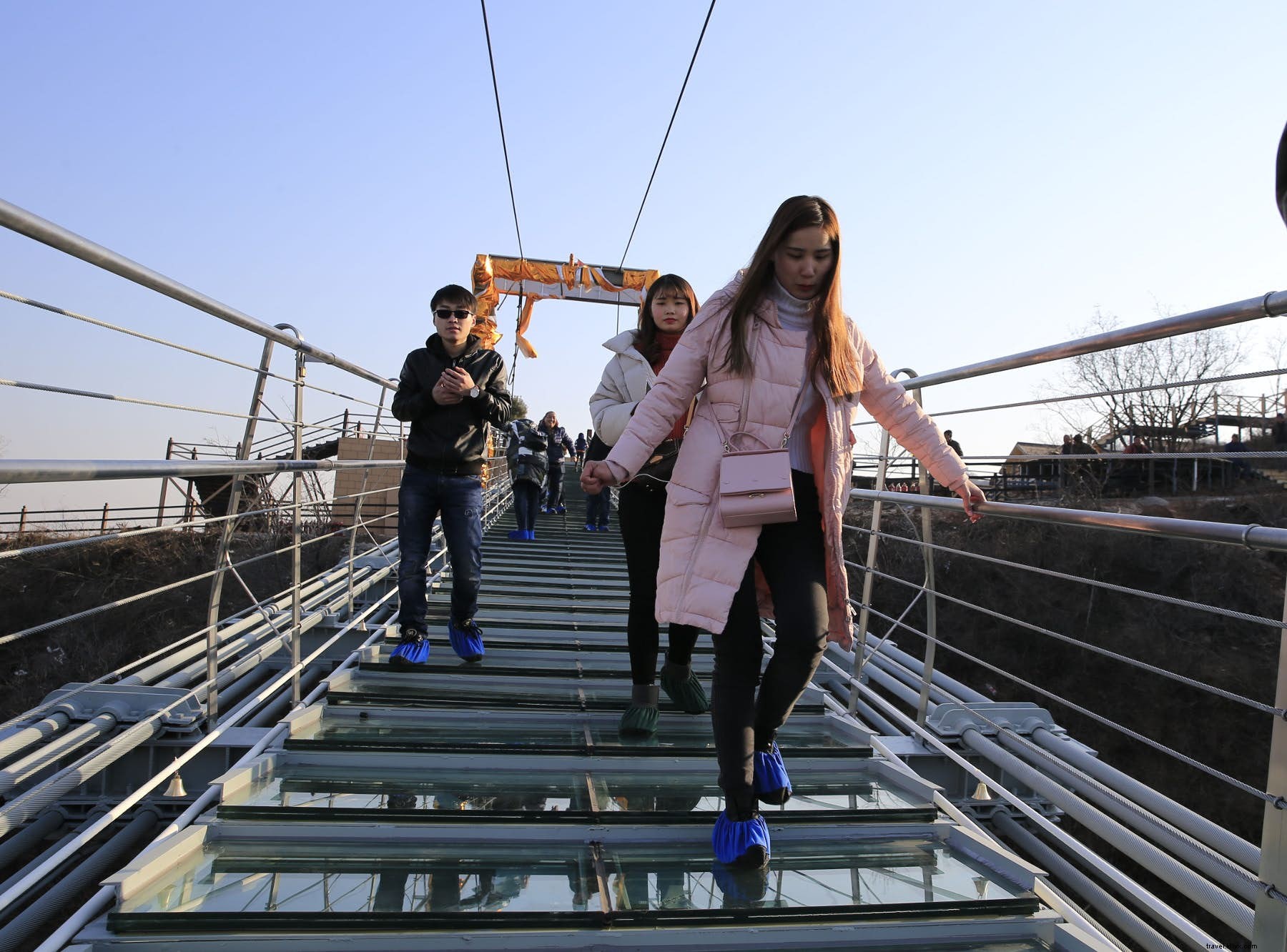 World s Longest Glass Bridge in China s Hebei Province: A 488-Meter Thrill 218 Meters High
