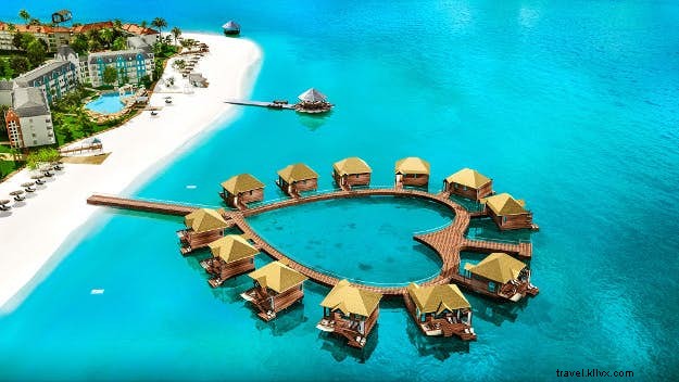 Luxury Overwater Bungalows at Sandals South Coast Jamaica: Sleep Above the Caribbean Sea