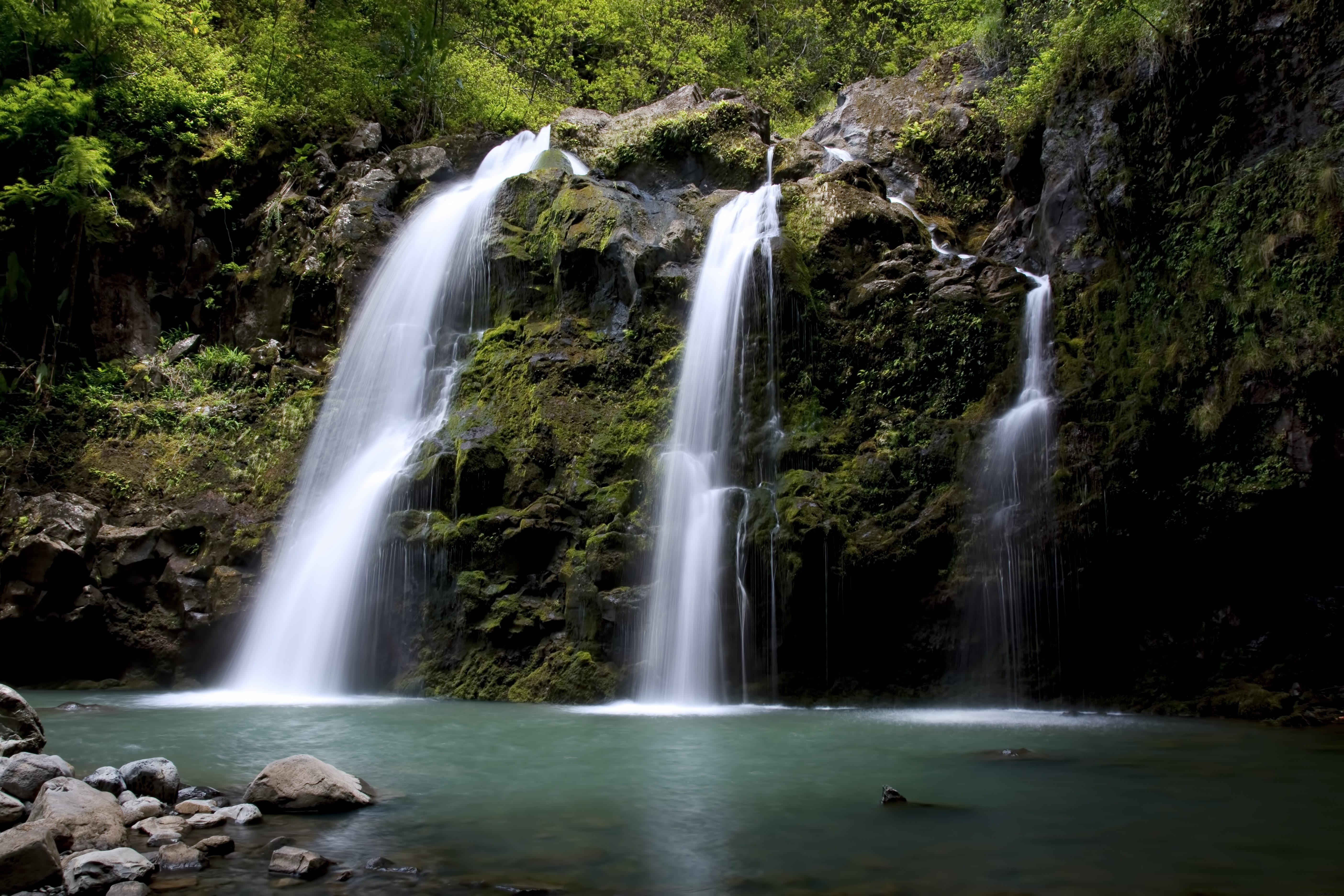 Three Bears Falls: Stunning Triple Cascade on the Road to Hana