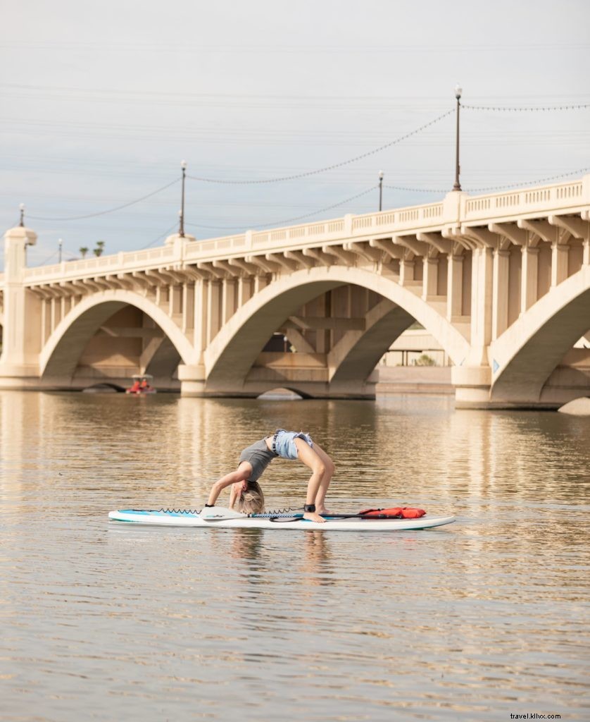 Top Activities at Tempe Town Lake: Kayaking, SUP Yoga, Fishing, Biking & More