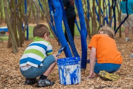 The Blue Trees Environmental Art Installation Arrives in Chattanooga This Fall