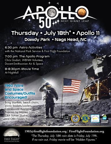 Celebrating the 50th Anniversary of Apollo 11 Moon Landing at Wright Brothers National Memorial
