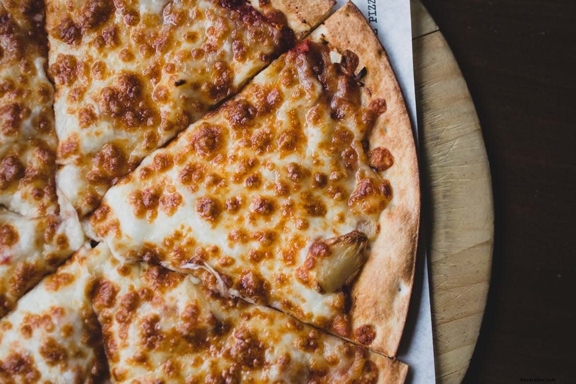 Savor the Ultra-Garlicky  Stinky Foodbeast  Pizza at The Anaheim Hotel