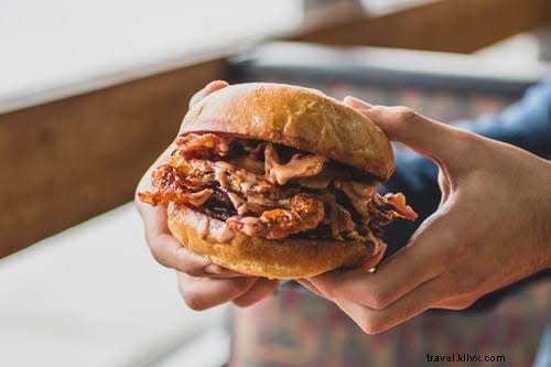 Anaheim s Ultimate Surf and Turf Twist: Soft Shell Crab Burger at Glee Donuts & Burgers