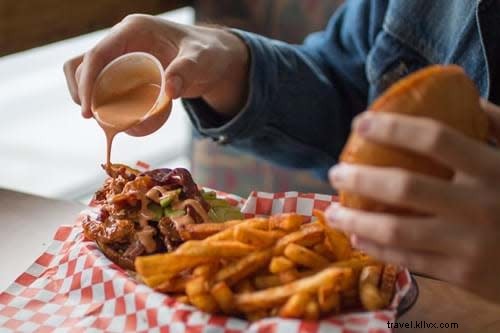 Anaheim s Ultimate Surf and Turf Twist: Soft Shell Crab Burger at Glee Donuts & Burgers