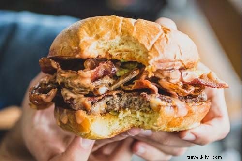 Anaheim s Ultimate Surf and Turf Twist: Soft Shell Crab Burger at Glee Donuts & Burgers