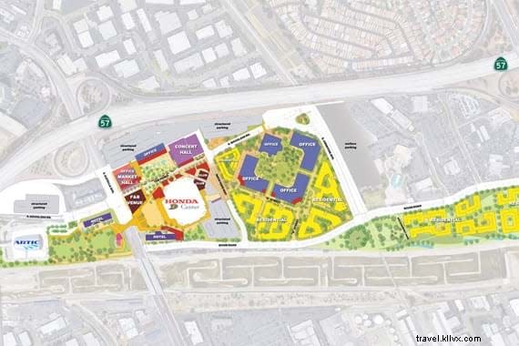 Major Mixed-Use Entertainment Districts Planned Around Honda Center and Angel Stadium in Anaheim