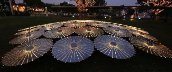 Bruce Munro s  Southern Light  Exhibit Illuminates Brookgreen Gardens Through September 2020