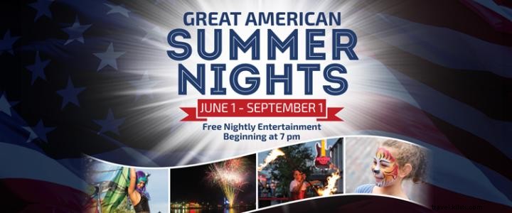 Broadway at the Beach Presents Great American Summer Nights: Myrtle Beach Family Entertainment