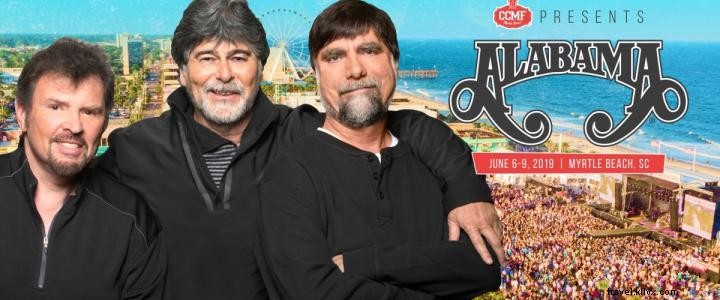 Alabama Headlines 5th Annual CCMF 2019: Country Legends Return to Myrtle Beach