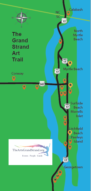 Discover the Grand Strand Art Trail: 60 Miles of Fine Art Galleries and Gourmet Dining