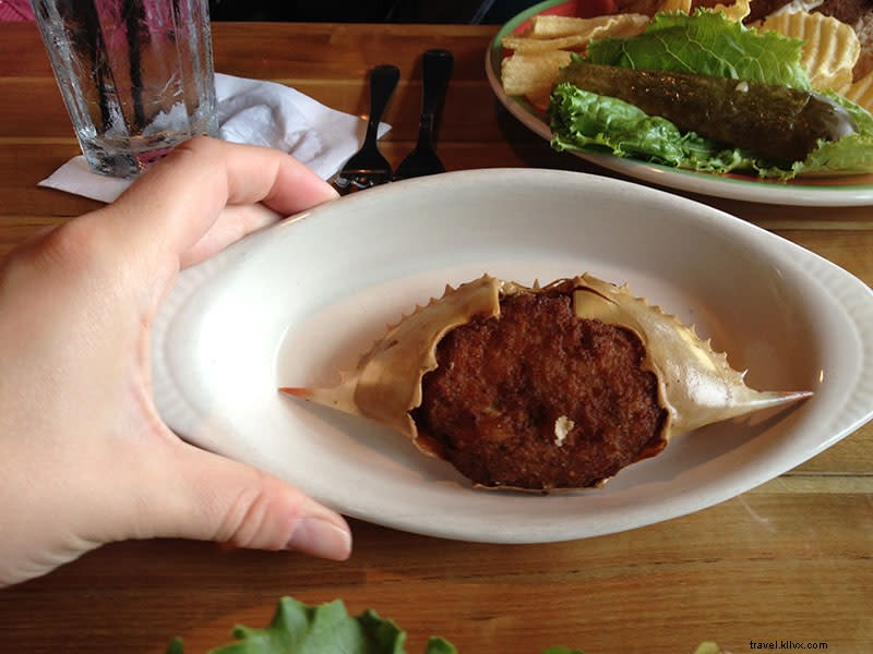 Deviled Crab Delight at The River Room in Georgetown