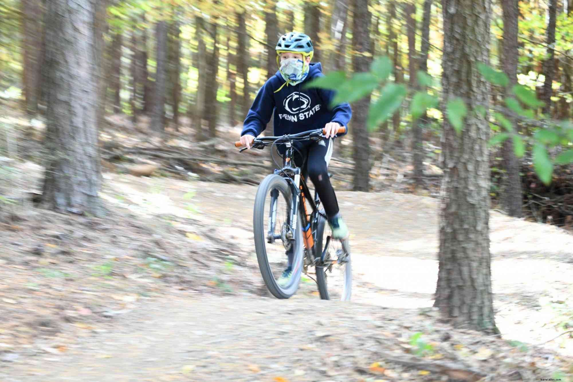 Harvest Fields Community Trails: Mountain Biking Fun for All Ages in Happy Valley