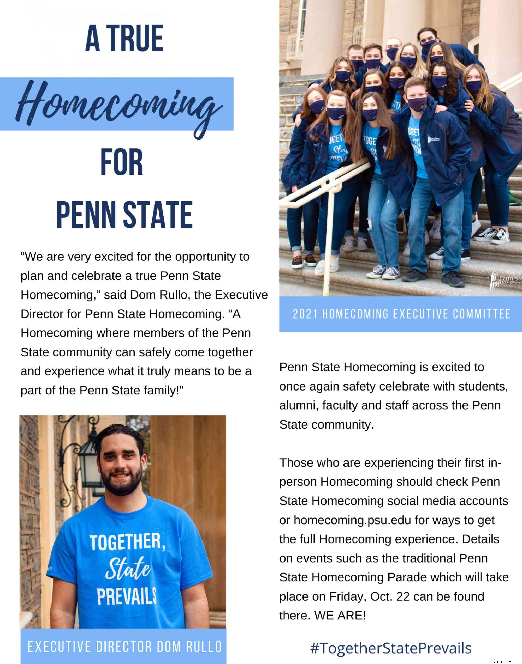 Penn State s Authentic Homecoming Celebration