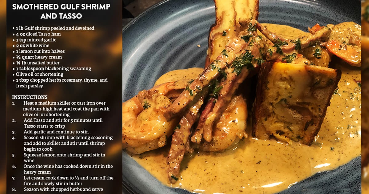Chef Lyle s Smothered Gulf Shrimp and Tasso: Authentic Recipe with Step-by-Step Demo