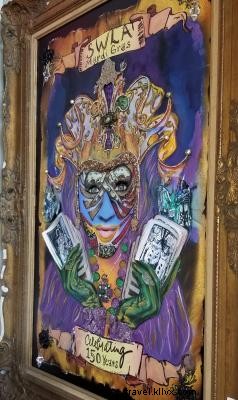 Official 2020 Mardi Gras Artwork Reveal: Artist Candice Alexander s Lake Charles Masterpiece