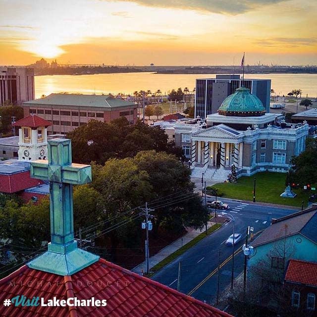 #VisitLakeCharles Photo of the Month: Stunning Aerial Views of Lake Charles