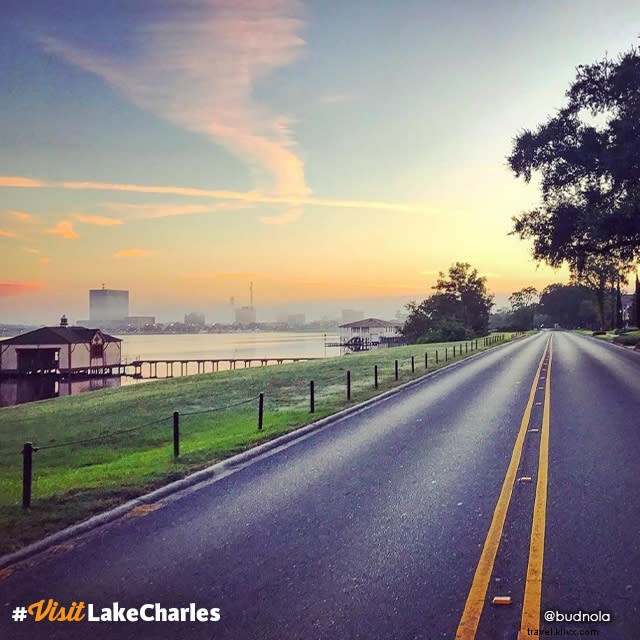 Serene Morning Stroll on Shell Beach Drive: #VisitLakeCharles Photo of the Month