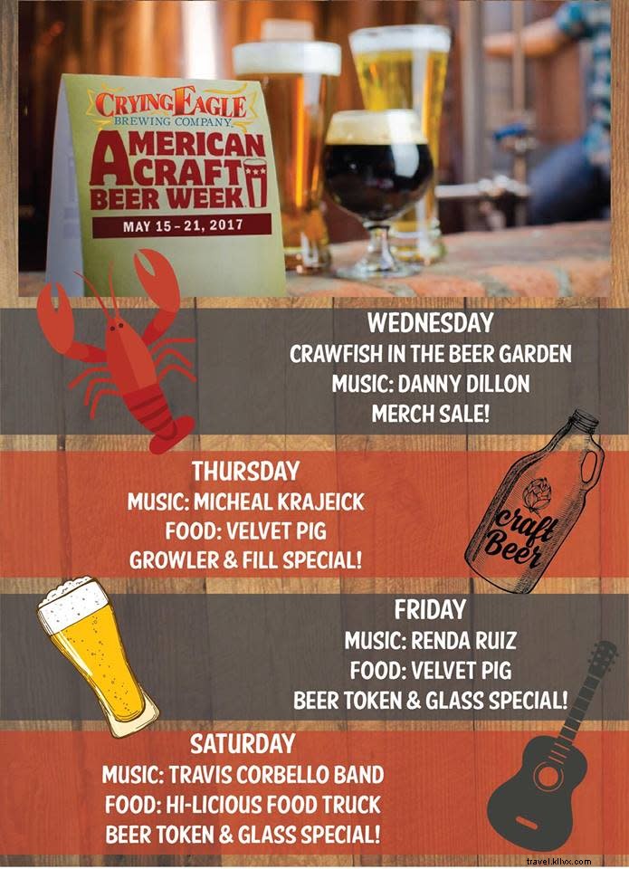 Lake Charles Events for American Craft Beer Week: Live Music, Specials, and Beer Yoga