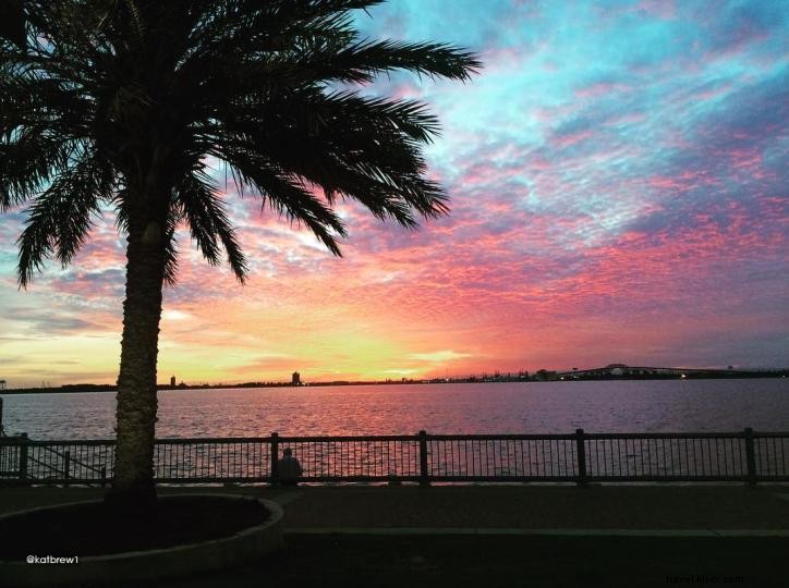 Stunning First Sunset in Lake Charles: #VisitLakeCharles Photo of the Month