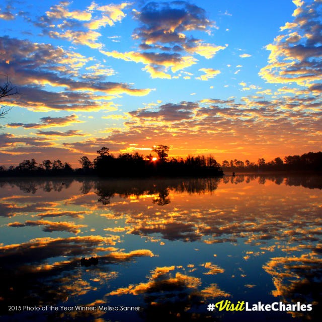 Stunning Perfect Reflection Wins #VisitLakeCharles Photo of the Year