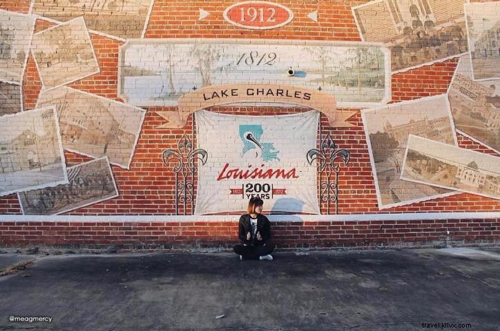 Lake Charles Stories: #VisitLakeCharles Photo of the Month Highlights Historic Bicentennial Mural