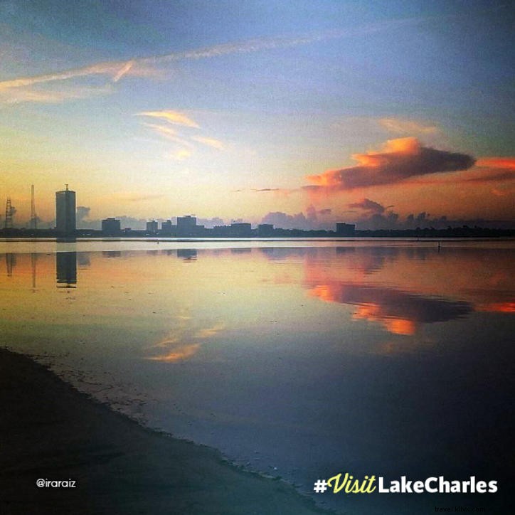 Lakeside Reflections: #VisitLakeCharles Photo of the Month Winner