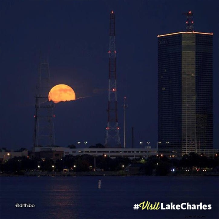 Once in a Blue Moon: Stunning #VisitLakeCharles Photo of the Month Winner