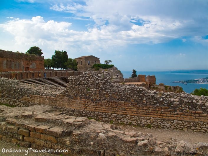 Taormina s Ancient Greek Theatre at Sunset: A Sicilian Masterpiece