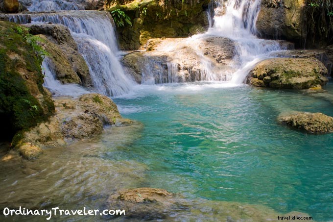 From Vang Vieng to Luang Prabang: Road Lessons, Sacred Rituals, and Kuang Si Waterfalls