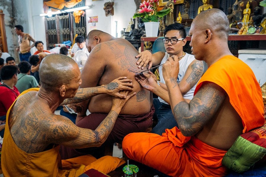 The Sacred Power of a Sak Yant Tattoo: A Thai Monk’s Hand‑Etched Blessing