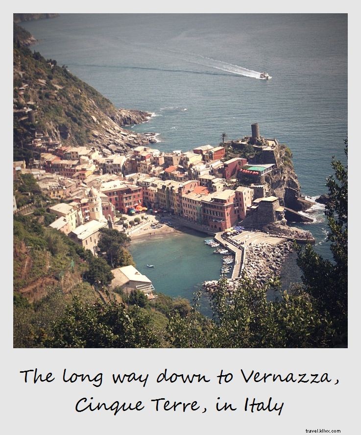 Polaroid of the Week: The Dramatic Descent to Vernazza in Cinque Terre, Italy
