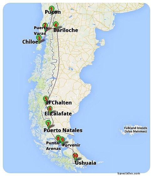 Pucón to Ushuaia: Our Complete Patagonia Itinerary by Public Bus
