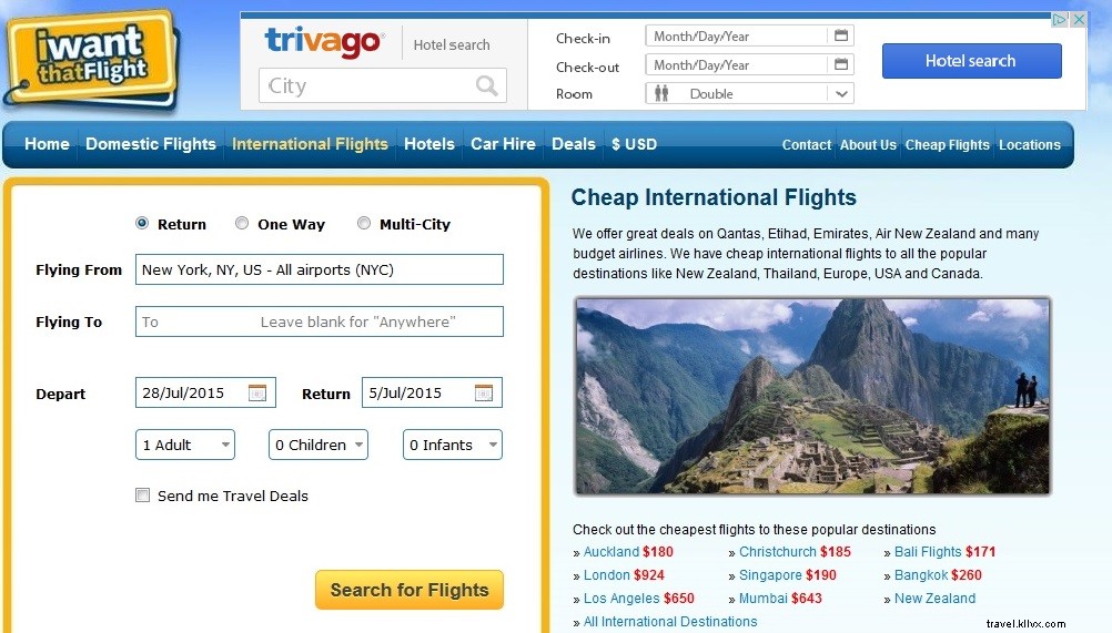 I Want That Flight: Australia s Top Tool for Unbeating Cheap Airfares