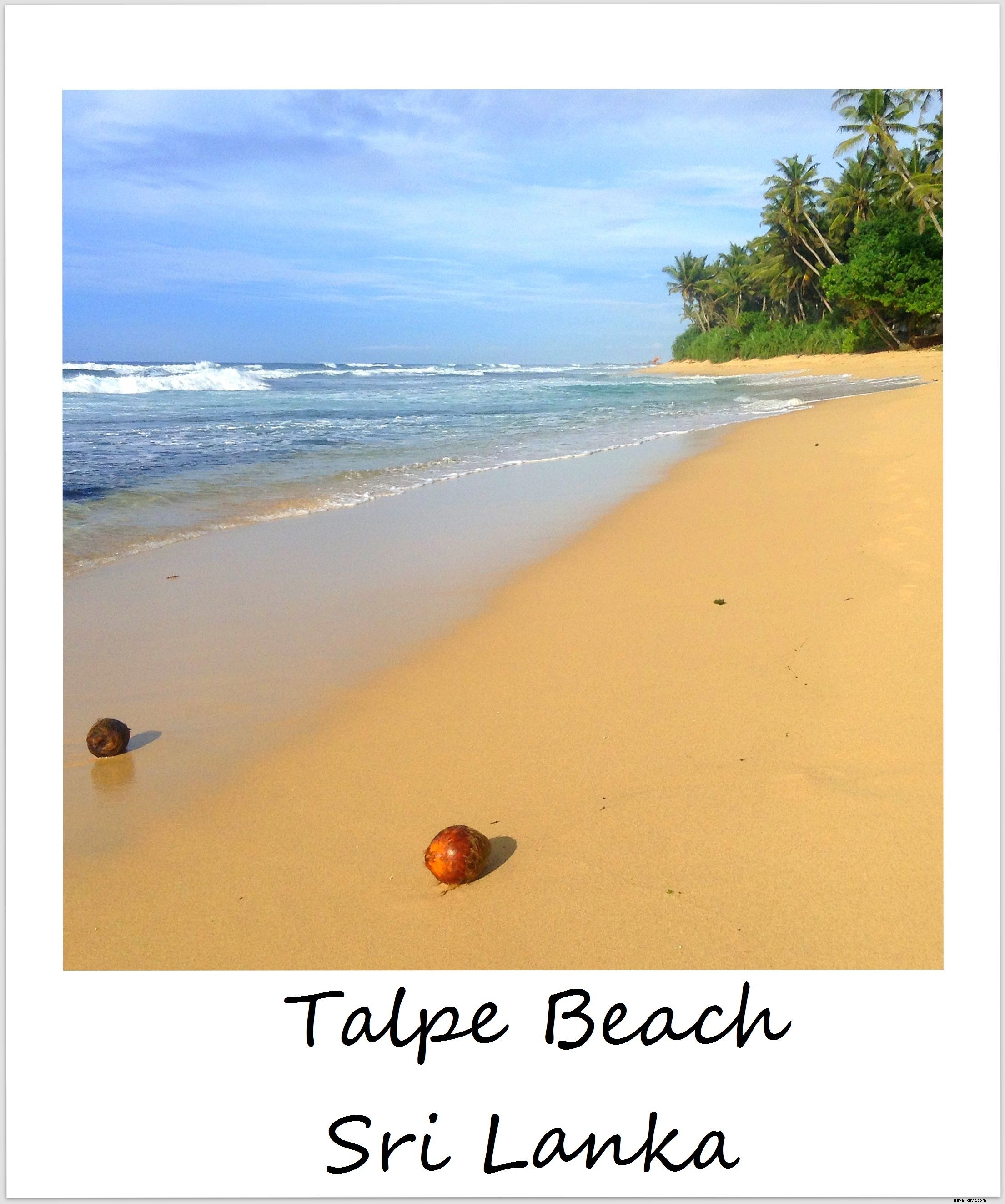 Polaroid of the Week: Unwinding at Talpe Beach, Sri Lanka s Pristine Coastal Gem