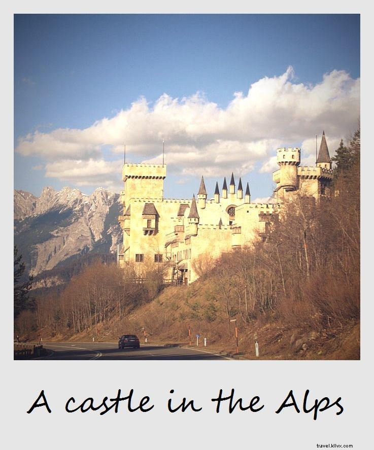 Polaroid of the Week: Majestic Castle Spotted in the Alps