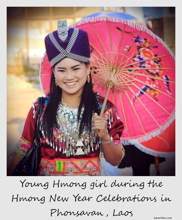 Polaroid of the Week: Young Hmong Girl at New Year s Celebrations in Phonsavan, Laos