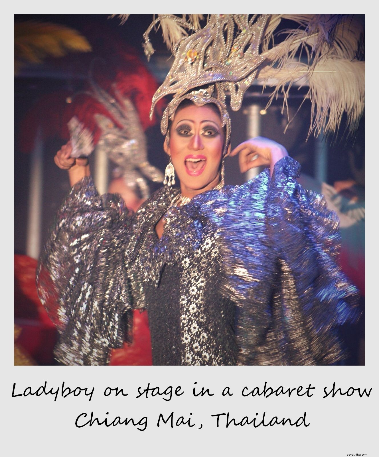Polaroid of the Week: Captivating Kathoey Cabaret Performance in Chiang Mai, Thailand