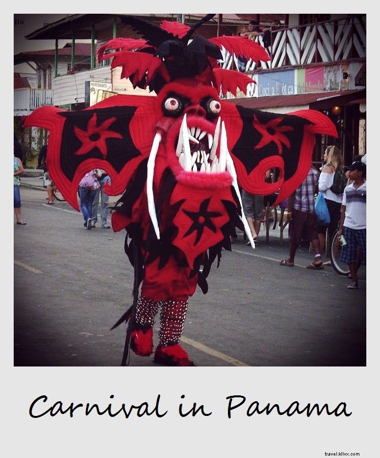 Polaroid of the Week: Whipping Devils Thrill Crowds at Bocas del Toro s Carnaval