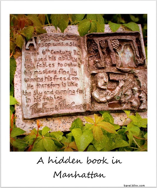 Polaroid of the Week: Discovering a Hidden Book Sculpture in Manhattan s Peace Fountain