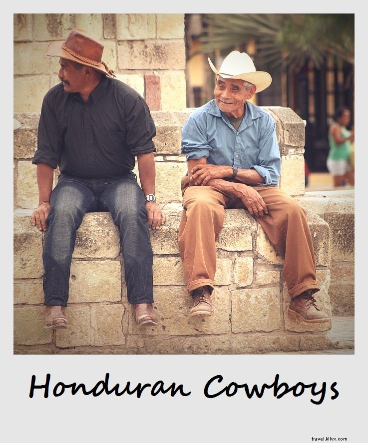 Polaroid of the Week: Authentic Honduran Cowboys at the Guatemala Border
