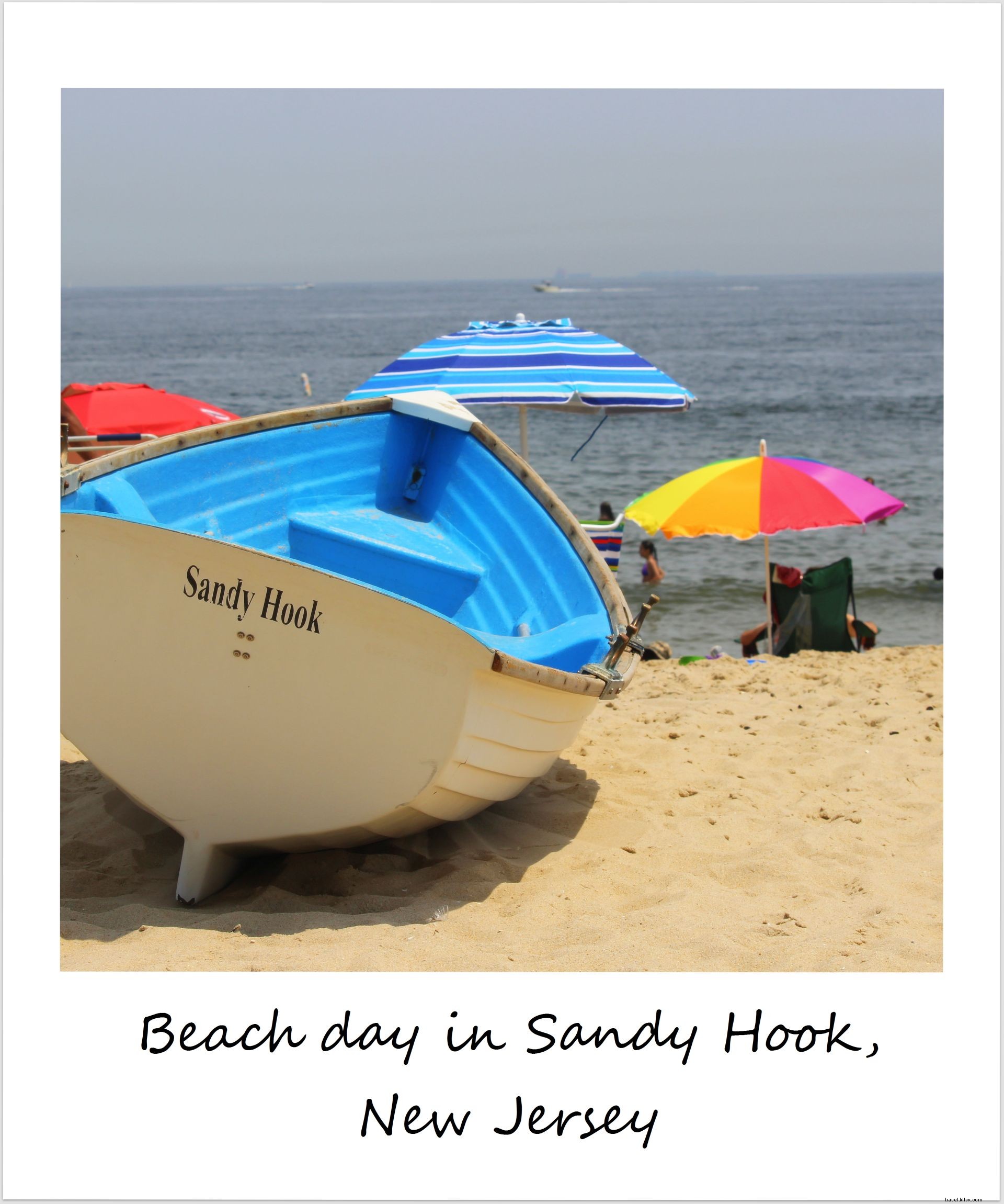 Polaroid of the Week: Blissful Beach Day at Sandy Hook on the Jersey Shore