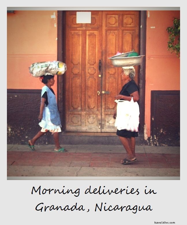 Polaroid of the Week: Morning Deliveries in Granada, Nicaragua